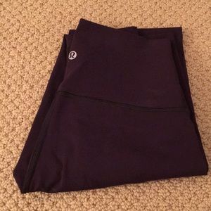 Plum Wunder Under 7/8 Lululemon Leggings